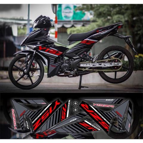 Tem exciter zin Y15 dàn áo đen
