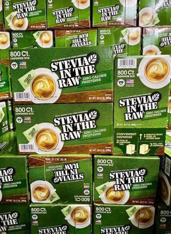 ĐƯỜNG ĂN KIÊNG CỦA MỸ STEVIA IN THE RAW ZERO CALORIE SWEETENER HỘP 800 GÓI (800G) U.S.A 🇺🇸