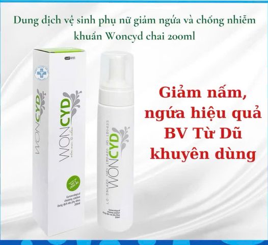 Dung Dịch Vệ Sinh Phụ Nữ Woncyd 200ml Chính Hãng – Làm Sạch Dịu Nhẹ, Cân Bằng pH