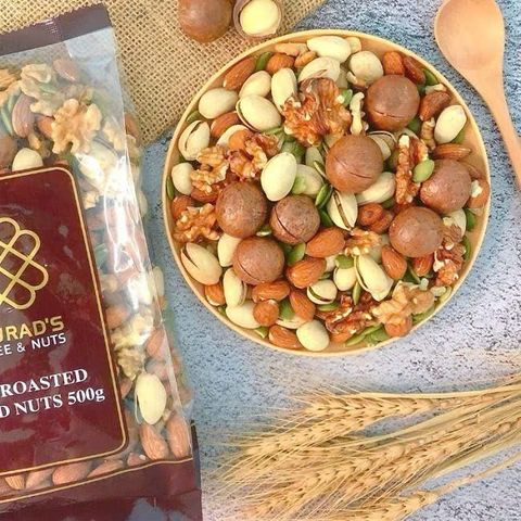 [HÀNG NHẬP KHẨU CHUẨN] Hạt Mix Mourad’s Úc 500g – Hỗn Hợp 5 Loại Hạt Dinh Dưỡng Cao Cấp