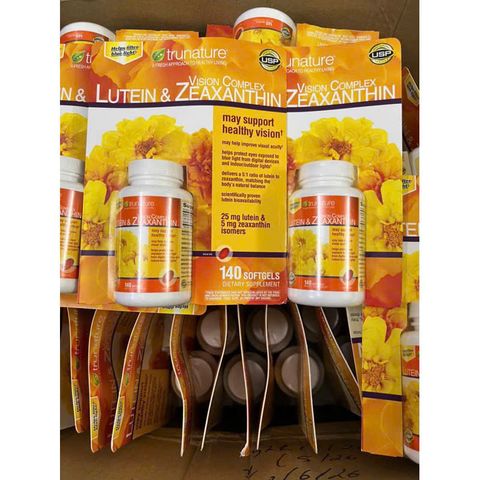 bổ mắt Trunature Vision Complex Lutein & Zeaxanthin Hộp 140 viên