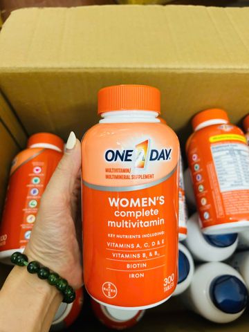 Vitamin Tổng Hợp One A Day Women's Formula 300 Viên - Hỗ Trợ Sức Khỏe Phụ Nữ Dưới 50 Tuổi, Bổ Sung 23 Vitamin và Khoáng Chất Chính Hãng Mỹ 638555