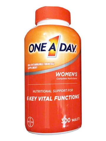 Vitamin Tổng Hợp One A Day Women's Formula 300 Viên - Hỗ Trợ Sức Khỏe Phụ Nữ Dưới 50 Tuổi, Bổ Sung 23 Vitamin và Khoáng Chất Chính Hãng Mỹ 638555