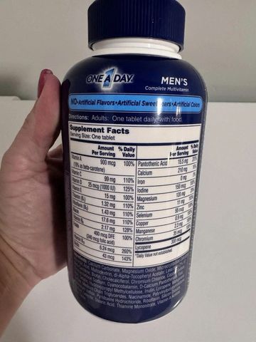Viên uống bổ sung vitamin tổng hợp One A Day dành cho nam giới, 300 viên - Tăng cường năng lượng, hệ miễn dịch và sức khỏe tim mạch