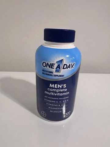 Viên uống bổ sung vitamin tổng hợp One A Day dành cho nam giới, 300 viên - Tăng cường năng lượng, hệ miễn dịch và sức khỏe tim mạch