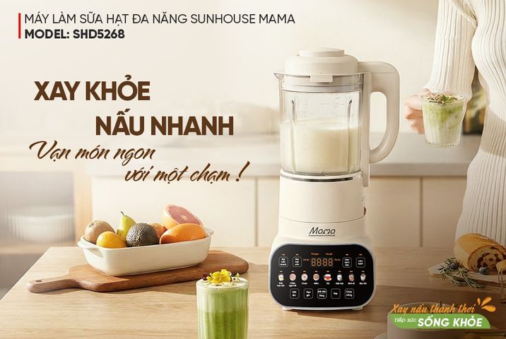 Máy làm sữa hạt đa năng SUNHOUSE MAMA SHD5268