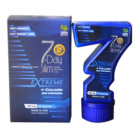 Viên uống giảm cân 7 Day Slim - Thực phẩm chức năng hỗ trợ giảm cân tự nhiên, hiệu quả nhanh, cải thiện làn da săn chắc, nhập khẩu Mỹ