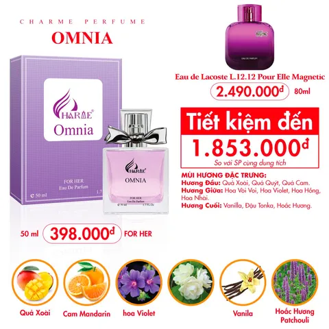 Nước hoa nữ Charme Omnia