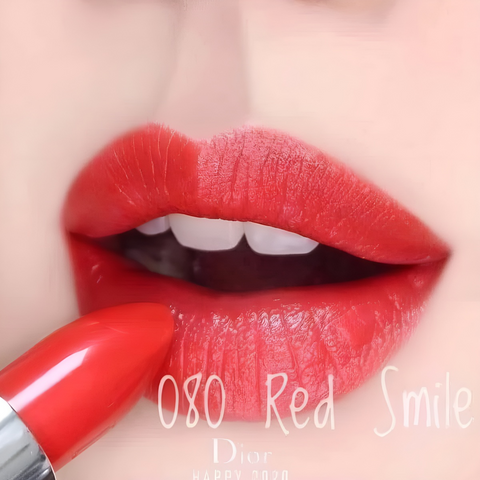 (Unbox) Son Dior Rouge 080 Red Smile - Đỏ Tươi