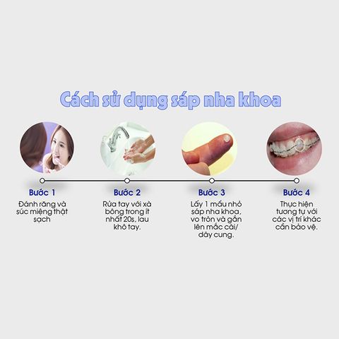 Sáp Nha Khoa Pesitro Ortho Wax Bổ Sung Vitamin E Giúp Giảm Đau Mau Lành Cho Người Niềng Răng