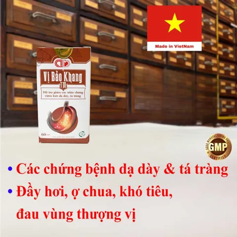 Vị bảo khang - đau dạ dày và tá tràng
