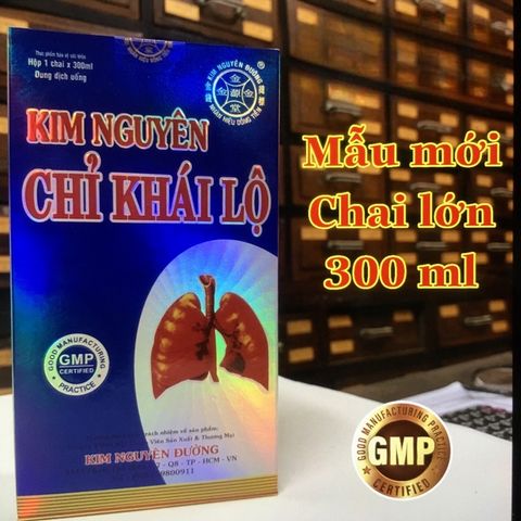 Kim Nguyên Chỉ Khái Lộ - Chai 300ml - Hỗ trợ dứtt điểmm cơn ho, tiêu đàm