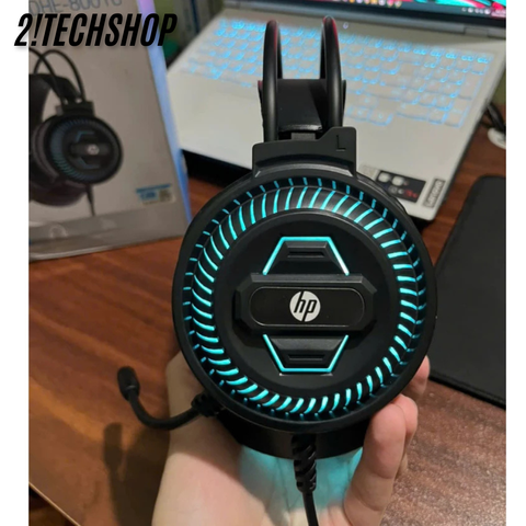 Tai nghe Gaming HP-DHE 8001U Leb RGB kết nối USB 7.1 âm thanh cực hay, có Mic, chuyên Game PC/Laptop