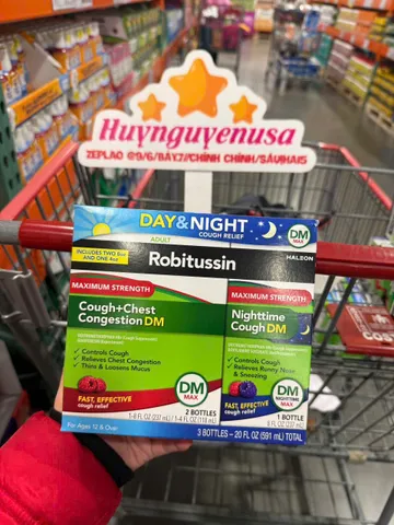 Siro robitussin Cough+Chest Congestion DM MAX Của Mỹ 635327