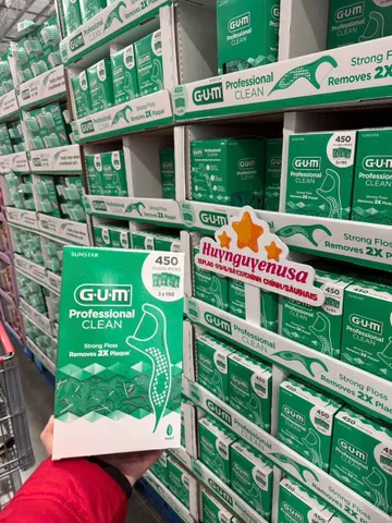 [Mua tại Mỹ] Tam chỉ Gum professional clean 450 cây hương bạc hà
