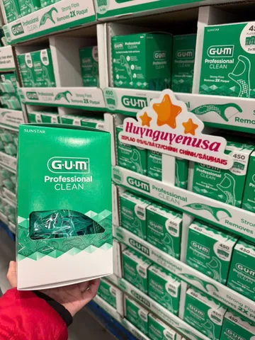 [Mua tại Mỹ] Tam chỉ Gum professional clean 450 cây hương bạc hà