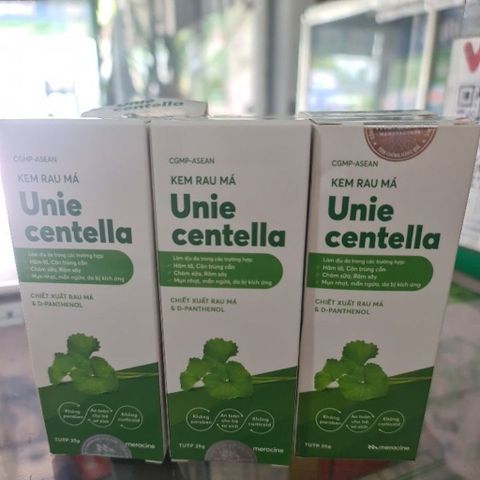 Kem Rau Má Unie Centella - Cty Meracine - tuýp 25g
