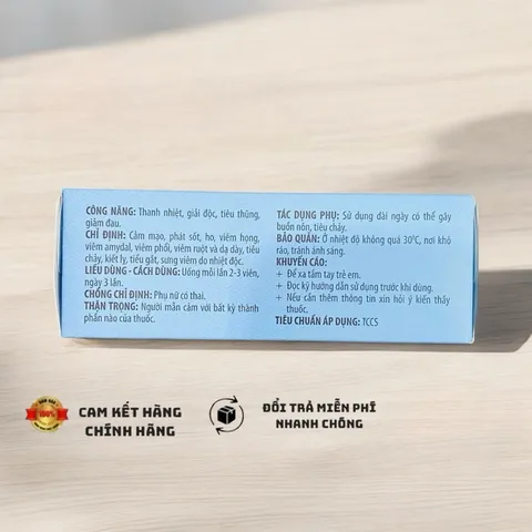 Xuyênn Tâm Liên FiTo thanh nhiệt,giải độc,cường phế (Hộp 100 viên)