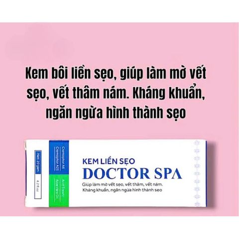 Kem liền sẹo Doctor Spa giúp tái tạo da mau liền sẹo dùng được cho vết thương hở(Tuýt 20g)