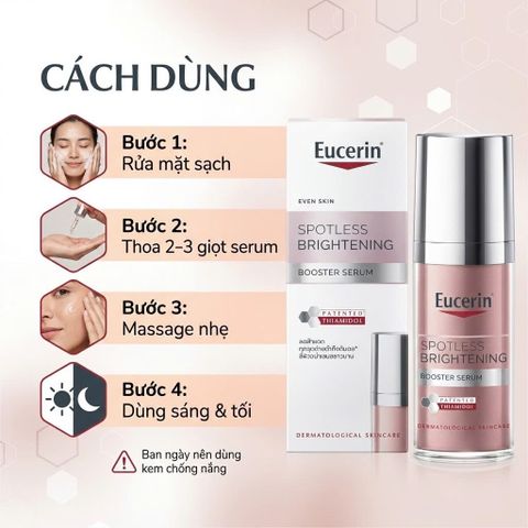 Serum Mờ Nám Đốm Nâu Sáng Da .Eucerin Ultrawhite+ Spotless Double Booster Serum 30ml