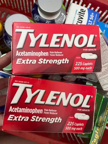Tylenol Extra Strength 500mg 225 viên – Viên uống hỗ trợ giảm đau cho người lớn