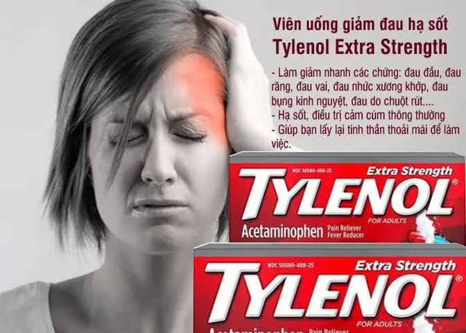 Tylenol Extra Strength 500mg 225 viên – Viên uống hỗ trợ giảm đau cho người lớn