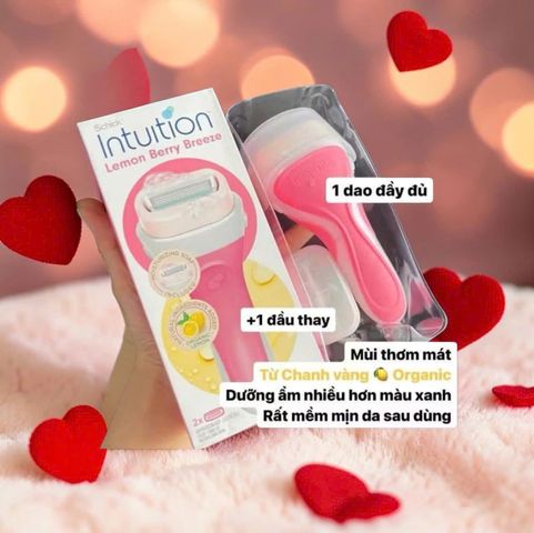 Schick Intuition Lemon Berry Razor Set Dao Cạo Lông Body