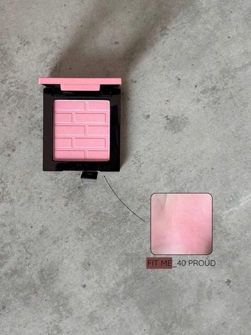 Phấn Má Maybelline Fit Me 40 Proud - Tông Hồng Tự Nhiên Chất Lượng, Trang Điểm Tuyệt Vời cho Làn Da Tươi Sáng