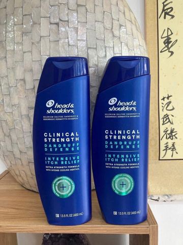 Dầu Gội Chống Gàu Head & Shoulders Xanh 400ml - Dịu Nhẹ, Hiệu Quả Trong Việc cải thiện Gàu, Sáng Bóng Tóc