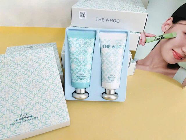 Set Kem Dưỡng Da Tay Whoo Noel 60ml x2 – Dưỡng Ẩm & Làm Mềm Da Tay Chuyên Sâu, Quà Tặng Lý Tưởng