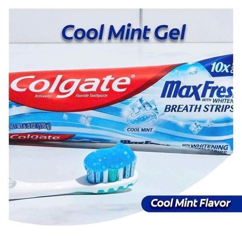 Set 3 Kem Đánh Răng Colgate Max Fresh 75ml - Thơm Mát Hơi Thở, Đem Đến Nụ Cười Tự Tin Hơn