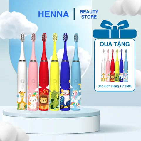 Bàn chải đánh răng tự động cho bé mẫu (SẠC ĐIỆN gồm 4 chế độ) , bàn chải đánh răng điện