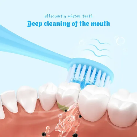 Bàn chải đánh răng tự động cho bé mẫu (SẠC ĐIỆN gồm 4 chế độ) , bàn chải đánh răng điện