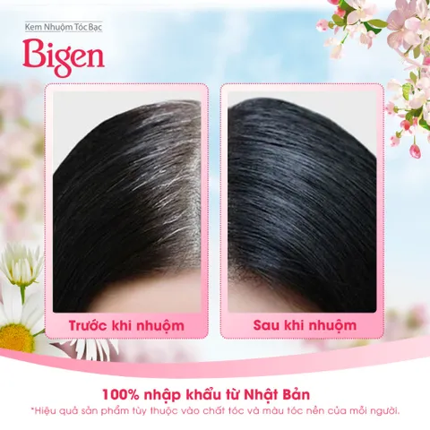 Thuốc Nhuộm Tóc Phủ Bạc Dạng Kem Bigen Speedy Color Cream - Bigen Nhật Bền Màu Phủ Bạc Thảo Dược Hoàn Hảo 80ml 640615