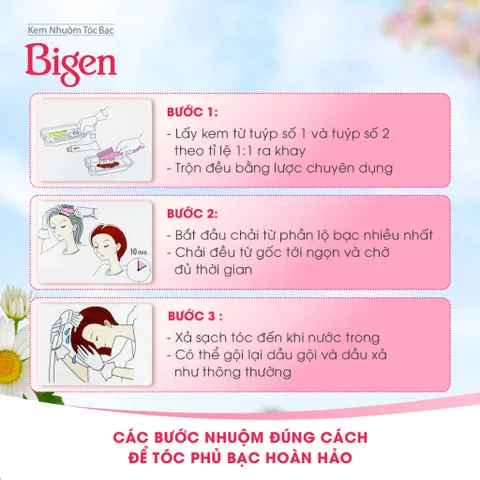 Thuốc Nhuộm Tóc Phủ Bạc Dạng Kem Bigen Speedy Color Cream - Bigen Nhật Bền Màu Phủ Bạc Thảo Dược Hoàn Hảo 80ml 640615
