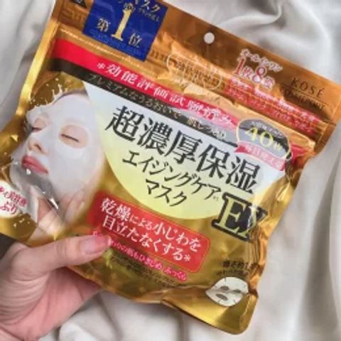 [MẪU MỚI 2026] Mặt nạ dưỡng trắng Exosome Glutathione 30 miếng - Nội địa Nhật