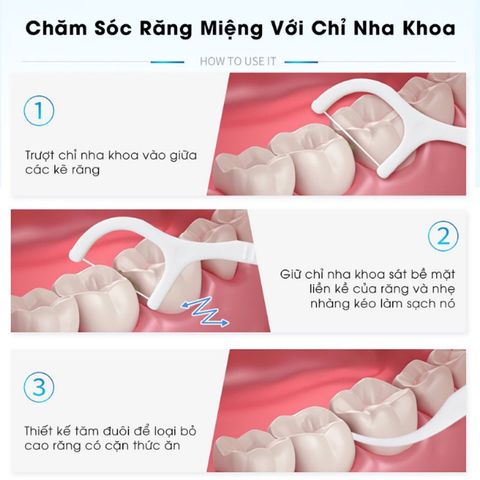 [Sale Hè] Combo 12 Hộp 600 Chiếc Tăm Chỉ Nha Khoa Xỉa Răng, Chăm Sóc Răng Miệng 640631