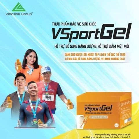 [MẪU MỚI] VsportGel thực phẩm bổ sung sức khỏe, bù khoáng, phù hợp với ai chơi thể thao giảm mệt mỏi