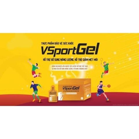 [MẪU MỚI] VsportGel thực phẩm bổ sung sức khỏe, bù khoáng, phù hợp với ai chơi thể thao giảm mệt mỏi