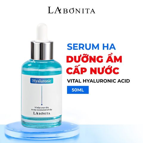 Tinh Chất HA LA BONITA Vital Hyaluronic Acid Serum 50ml Cấp Ẩm Căng Bóng Da Chuyên Sâu