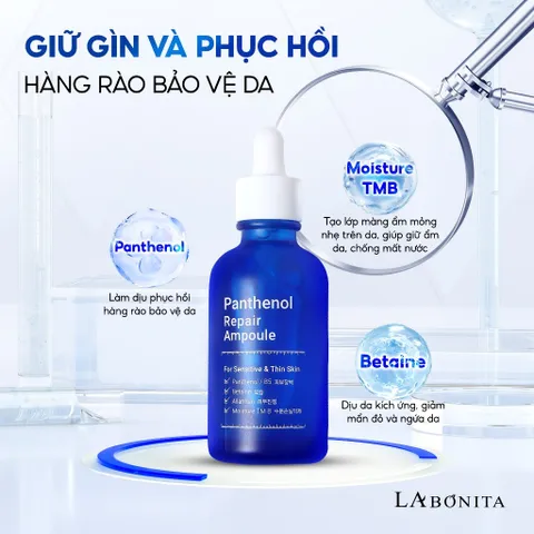 Tinh chất Phục Hồi B5 La Bonita Panthenol Repair Ampoule 50ml