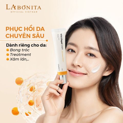 Kem Dưỡng Làm Dịu Và Phục Hồi Da La Bonita Vita K Repair Cream 30ml