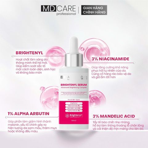 [CHÍNH HÃNG] MD CARE Brightenyl Serum 30ml Dưỡng Sáng Da Chuyên Sâu