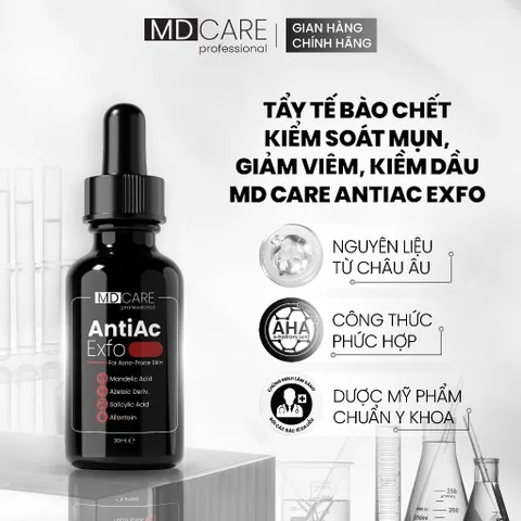 [CHÍNH HÃNG] Tẩy Tế Bào Chết MD CARE AntiAc Exfo 30ml