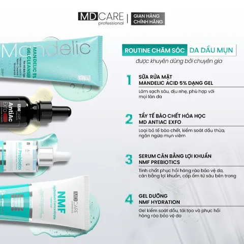 [CHÍNH HÃNG] Tẩy Tế Bào Chết MD CARE AntiAc Exfo 30ml