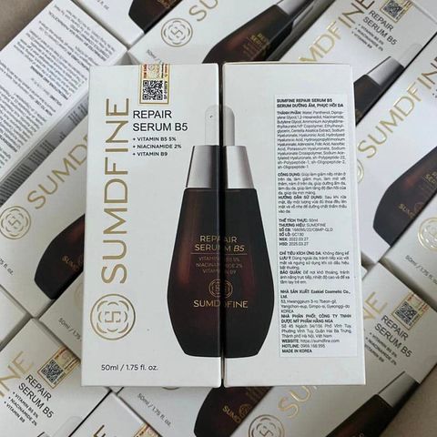 [Có Tem] Tinh Chất Cấp Ẩm Phục Hồi Da B5 Sumdfine Repair Serum 50ml