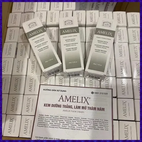 [ CHÍNH HÃNG] Kem dưỡng KARMEL LSI Amelix Face Cream 40g Dưỡng Trắng Mờ Thâm Nám