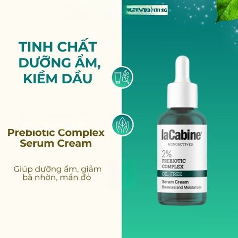 Tinh Chất LaCabine 2% Prebiotic Complex Serum Cream 30ml - Dưỡng Ẩm, Phục Hồi Hàng Rào Bảo Vệ Da