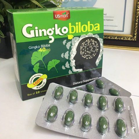 Bổ não Gingko Biloba 40mg USmart 100 viên