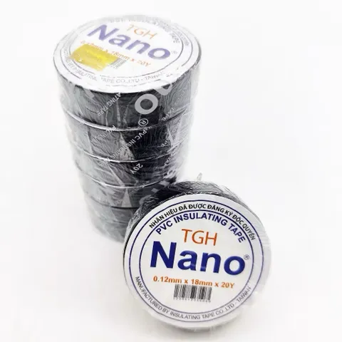[Sỉ] 10 cuộn băng keo điện nano siêu dính mỏng dai chịu nhiệt tốt 10Y, 20Y